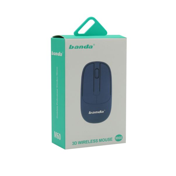 Miš kancelarijski bezicni BANDA M60 crni - EP2944046