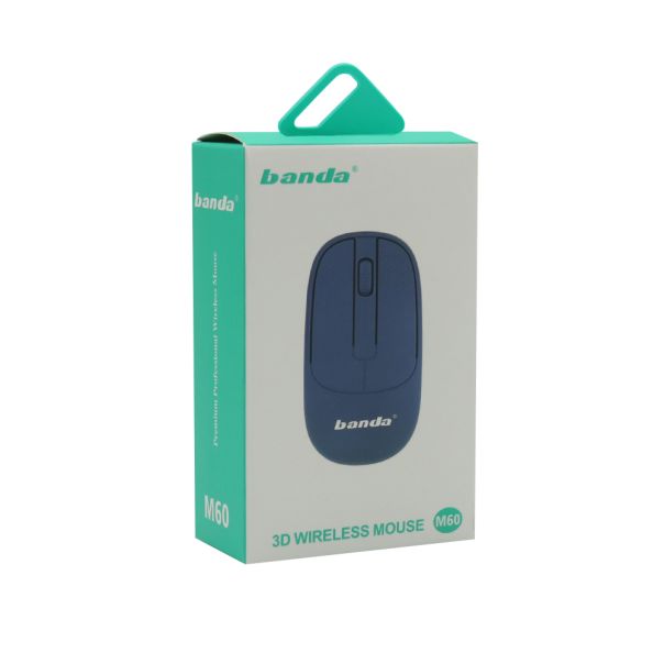 Miš kancelarijski bezicni BANDA M60 beli - EP2944034