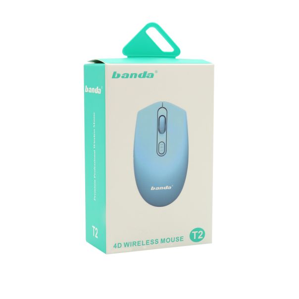 Miš kancelarijski bezicni BANDA T2 beli - EP2942647