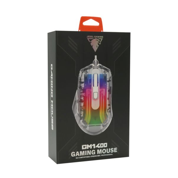 Miš gejmerski GM1400 providni JEDEL - EP2941428