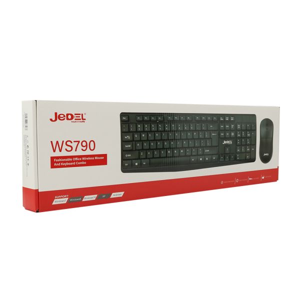 Tastatura bezicna i miš bezicni WS790 crna JEDEL - EP2940814