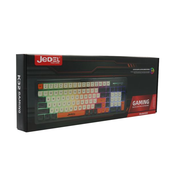 Tastatura gejmerska LED Light Keyboard K32 crna JEDEL - EP2943481