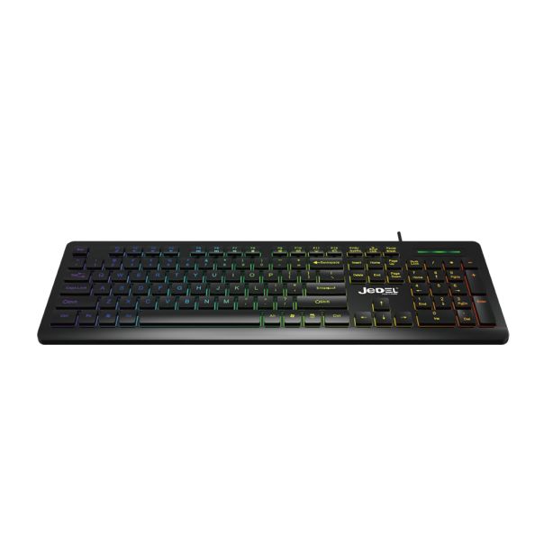 Tastatura gejmerska LED Light Keyboard K510 crna JEDEL - EP2941076
