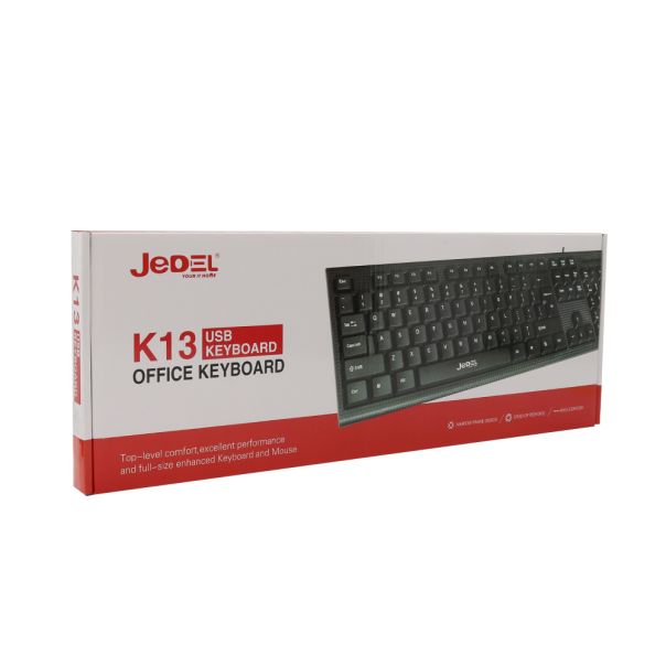 Tastatura kancelarijska K13 crna JEDEL - EP2942041