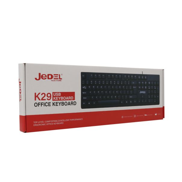 Tastatura kancelarijska K29 crna JEDEL - EP2939927