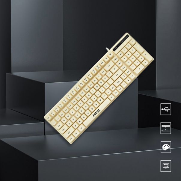 Tastatura kancelarijska K30 bela JEDEL - EP2939549
