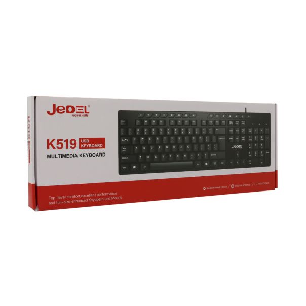 Tastatura kancelarijska K519 crna JEDEL - EP2938993