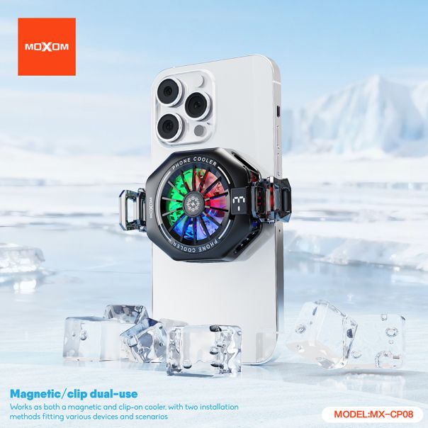 Cooler za mobilni telefon MOXOM MX-CP08 crni - EP3159971