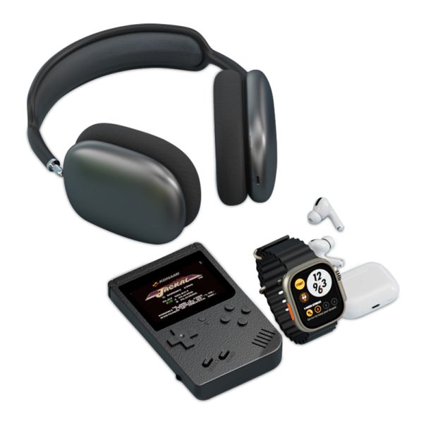 KARLER BASS K13-Combo set (smart watch, konzola, TWS / AirPods Max Bluetooth slusalice ) crna - EP3150034