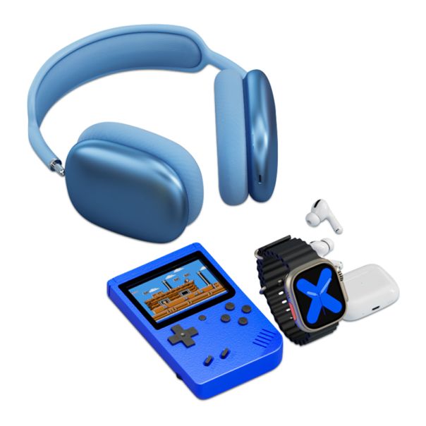 KARLER BASS K13-Combo set (smart watch, konzola, TWS / AirPods Max Bluetooth slusalice ) plava - EP3150040