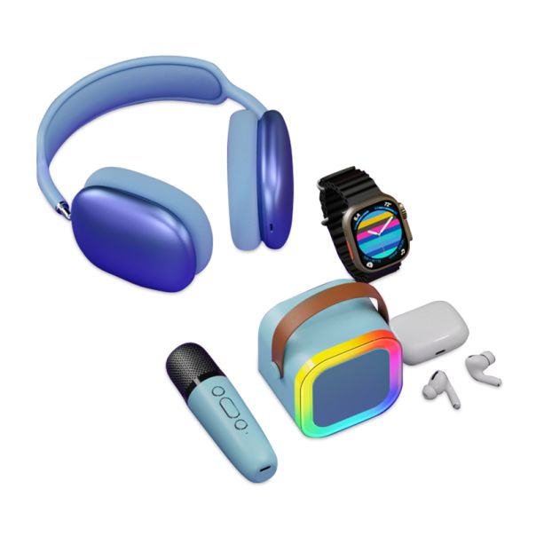 KARLER BASS K16-Combo set (smart watch, zvucnik, Slusalice Bluetooth) plavi - EP3150049