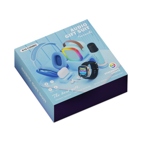 KARLER BASS K16-Combo set (smart watch, zvucnik, Slusalice Bluetooth) plavi - EP3192406