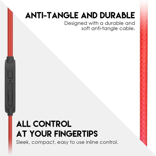 Slušalice handsfree SCAR II EG5 crvene FANTECH - EP2921308