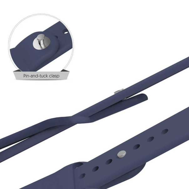 Narukvica za Apple Watch Silicone Strap white M/ L 42/ 44/ 45 mm - 031775-1