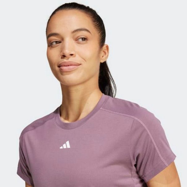 ADIDAS Majica kratak rukav aeroready train ess minimal branding crewneck tee W - IX1010