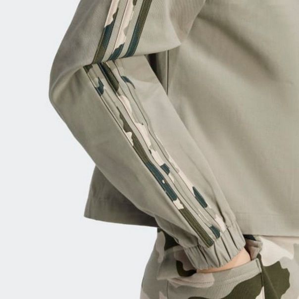 Adidas Duks essentials camo printed 3s  twill coach jacket W - IY1689