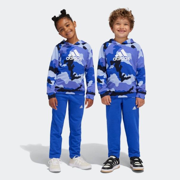 ADIDAS Trenerka essentials allover print hoodie set kids  BT - IY4301