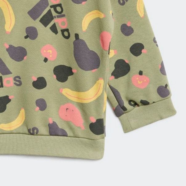 ADIDAS Trenerka essentials allover print jogger set kids BT - IZ4958