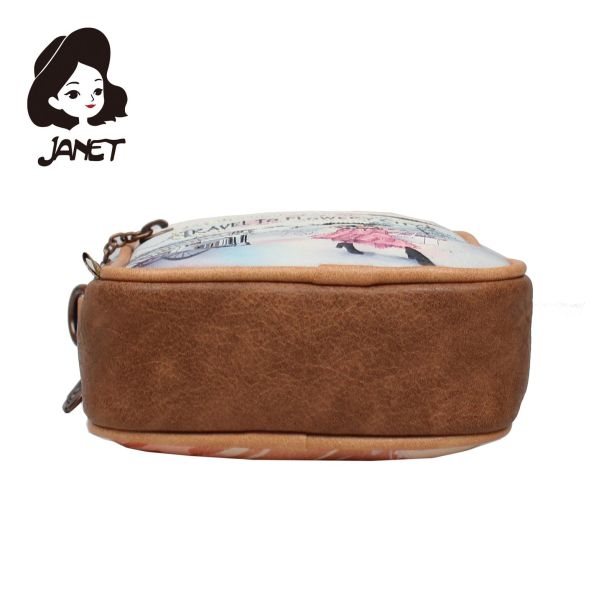 JANET FLOWERY CITY Tašna damska J-010B 14x5.5x19 - J-010B NS34288