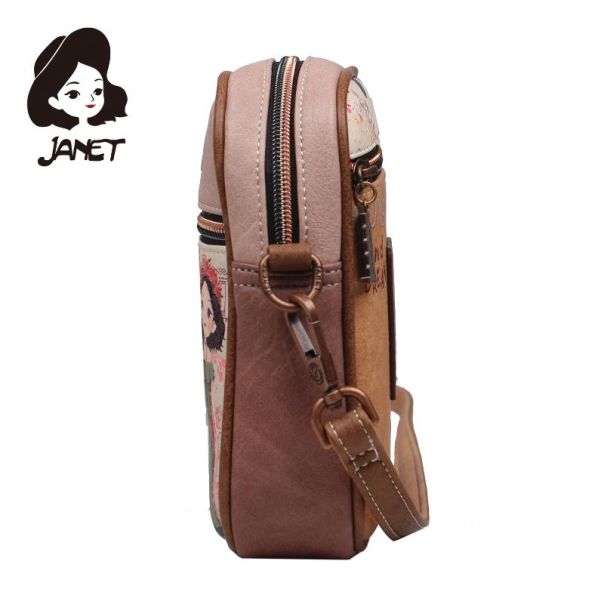 JANET TOUR OF ROME Tašna damska J-010C 2024 14x5.5x19 - J-010C NS34242