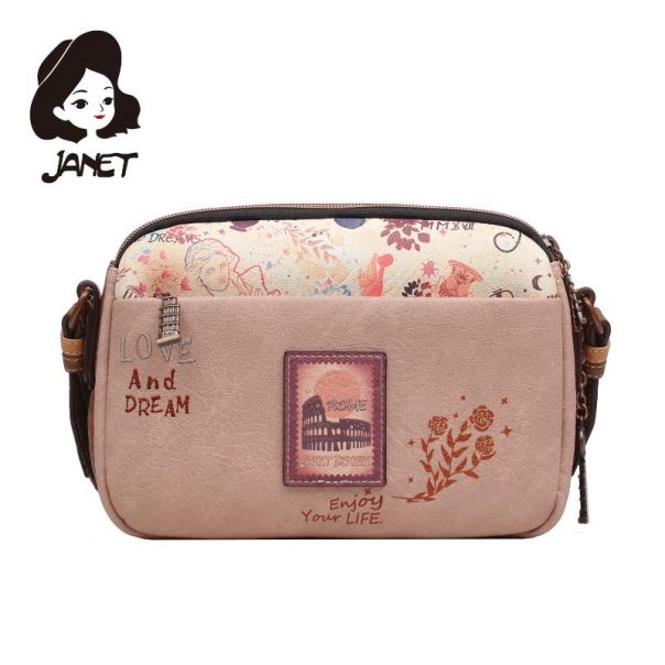 JANET TOUR OF ROME Tašna damska J-029B 2025 24x6x18 - J-029B NS34254