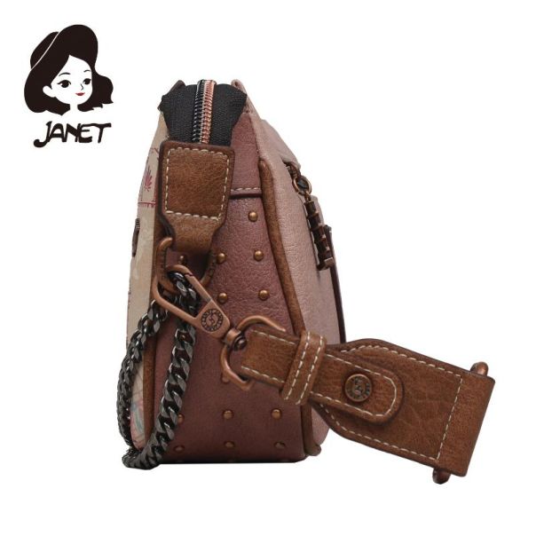 JANET TOUR OF ROME Tašna damska  J-046 2025 25x8x15 - J-046 NS34259