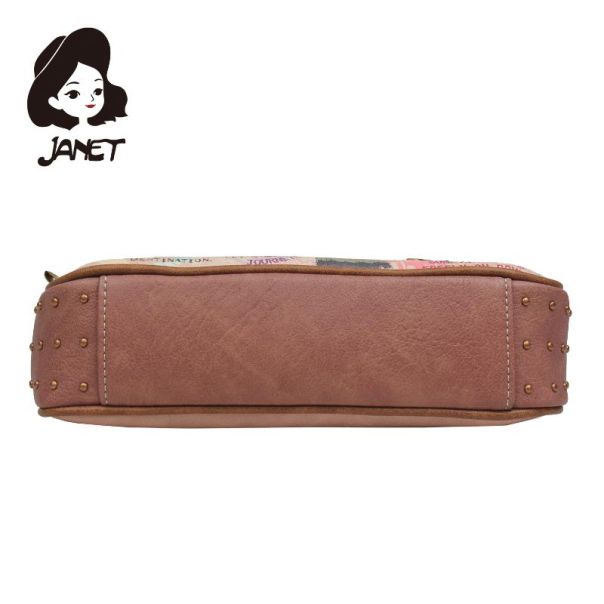 JANET TOUR OF ROME Tašna damska  J-046 2025 25x8x15 - J-046 NS34259