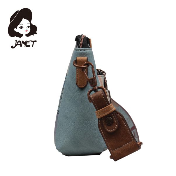 JANET FLOWERY CITY Tašna damska J-053A 23x7x17 - J-053A NS34295