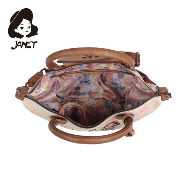 JANET TOUR OF ROME Tašna damska  J-054B 2025 36.5x15x18.5 - J-054B NS34246