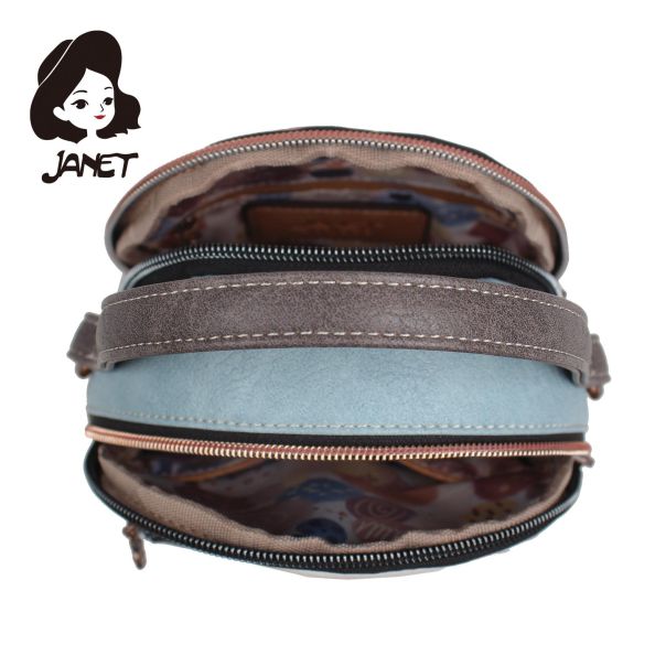 JANET FLOWERY CITY Tašna damska J-056B 17x10x20.5 - J-056B NS34296