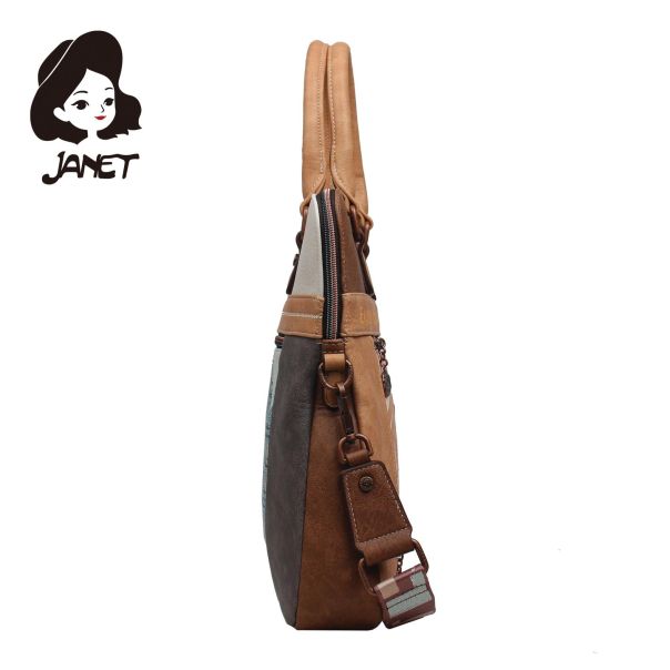 JANET FLOWERY CITY Tašna damska J-081B 41x6.5x32 - J-081B NS34285