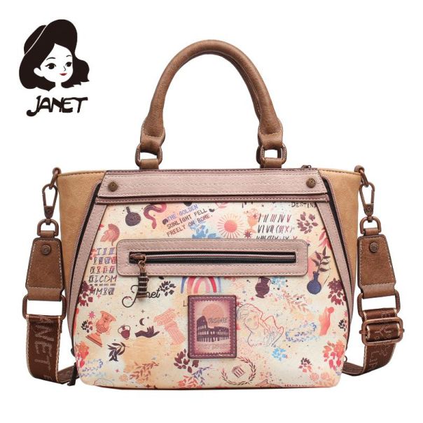 JANET TOUR OF ROME Tašna damska J-082B 2025 43x14x24 - J-082B NS34264