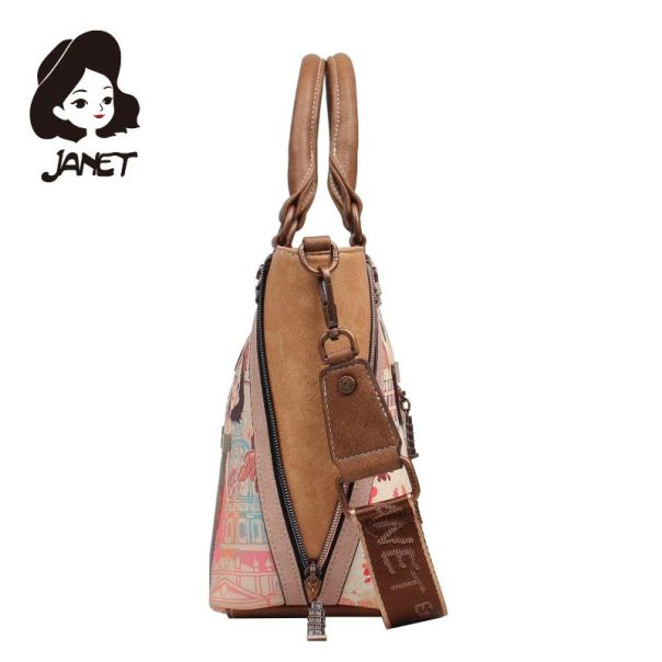 JANET TOUR OF ROME Tašna damska J-082B 2025 43x14x24 - J-082B NS34264