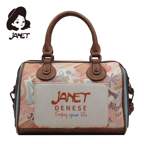 JANET FLOWERY CITY Tašna damska J-087A 28.5x16x19 - J-087A NS34299