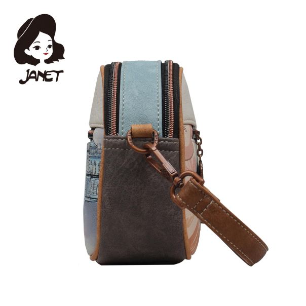 JANET FLOWERY CITY Tašna damska J-092A 22x8x17 - J-092A NS34300