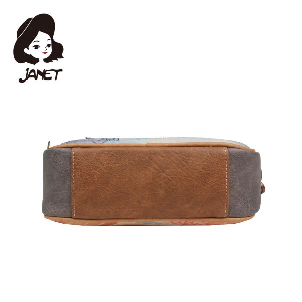 JANET FLOWERY CITY Tašna damska J-092A 22x8x17 - J-092A NS34300