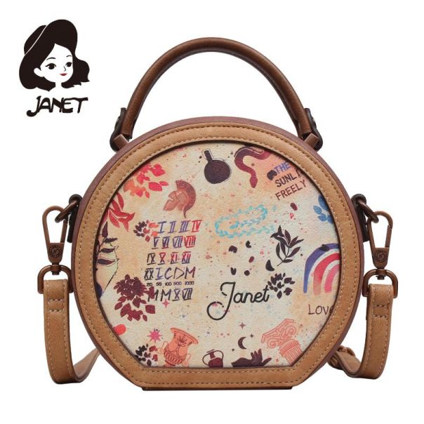 JANET TOUR OF ROME Tašna damska J-109  2025 18.5x8x18 - J-109 NS34265