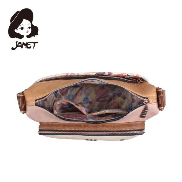 JANET TOUR OF ROME Tašna damska J-112 2025 32x12x22.5 - J-112 NS34268