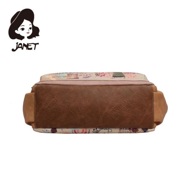 JANET TOUR OF ROME Tašna damska J-112 2025 32x12x22.5 - J-112 NS34268