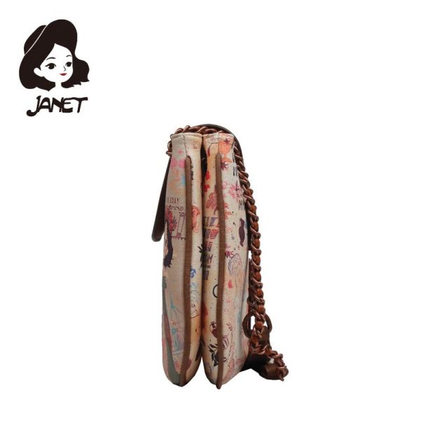 JANET TOUR OF ROME Tašna damska J-115 2025 24x7x16 - J-115 NS34270