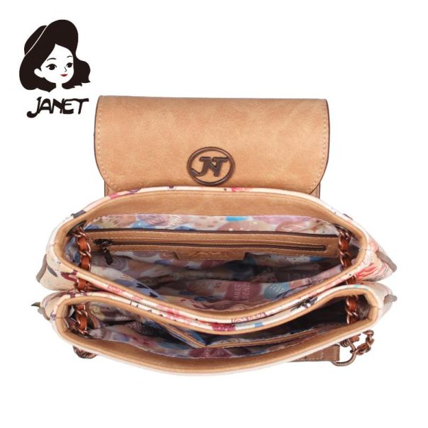 JANET TOUR OF ROME Tašna damska J-115 2025 24x7x16 - J-115 NS34270