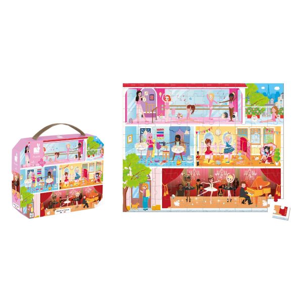 JANOD Puzzla - Plesna akademija - 100 delova - J02616