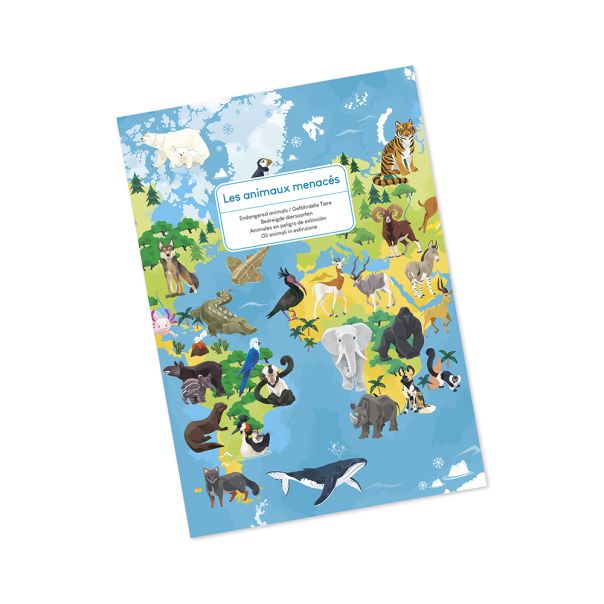 JANOD Puzzle Ugrožene životinje - 200 delova - J02676