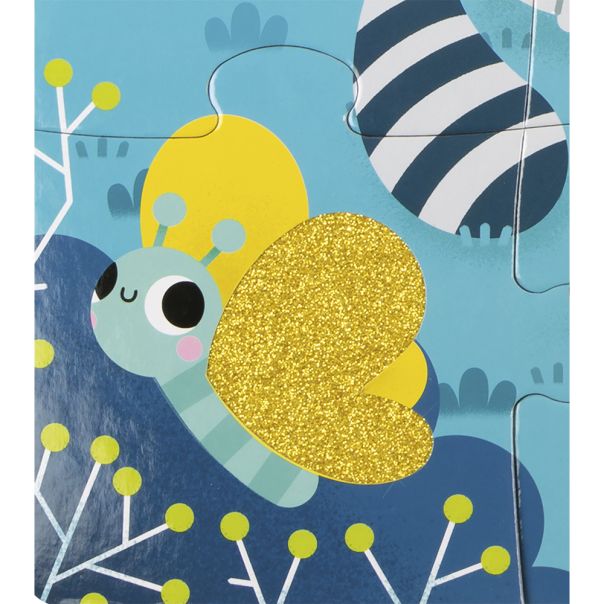 JANOD Puzzla taktilna Šumske životinje - 20 delova - J02685