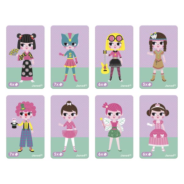 JANOD Kutija sa magnetima Magnetibook Obuci devojčicu - J02718