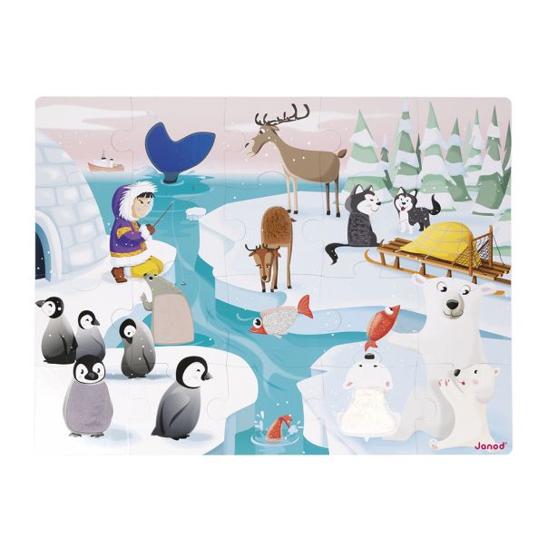 JANOD Puzzle za decu Život na ledu - 20 delova - J02773