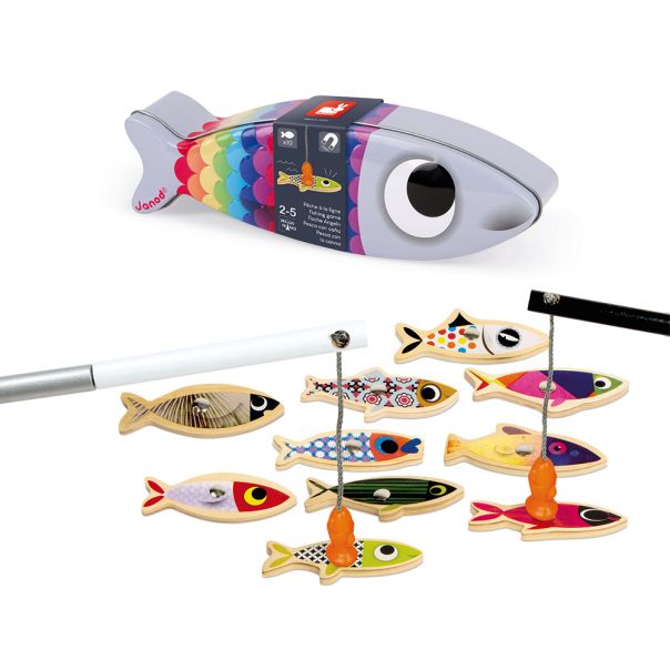 JANOD Drvena edukativna igra - Pecanja sardine - J08209