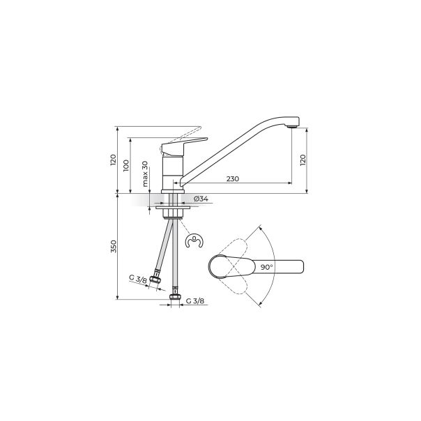 ROSAN SMART BATERIJA SUDOPERE 2C JA381001 - 8606014937923