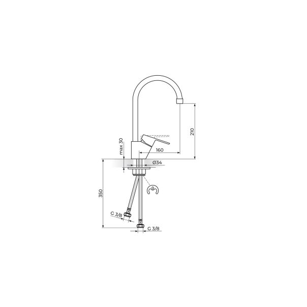 ROSAN SMART BATERIJA SUDOPERE 2C LABUD JA382001 - 2946-1