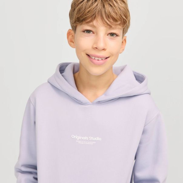 Duks sa kapuljačom za dečake Studio, ljubičasti - 12242469